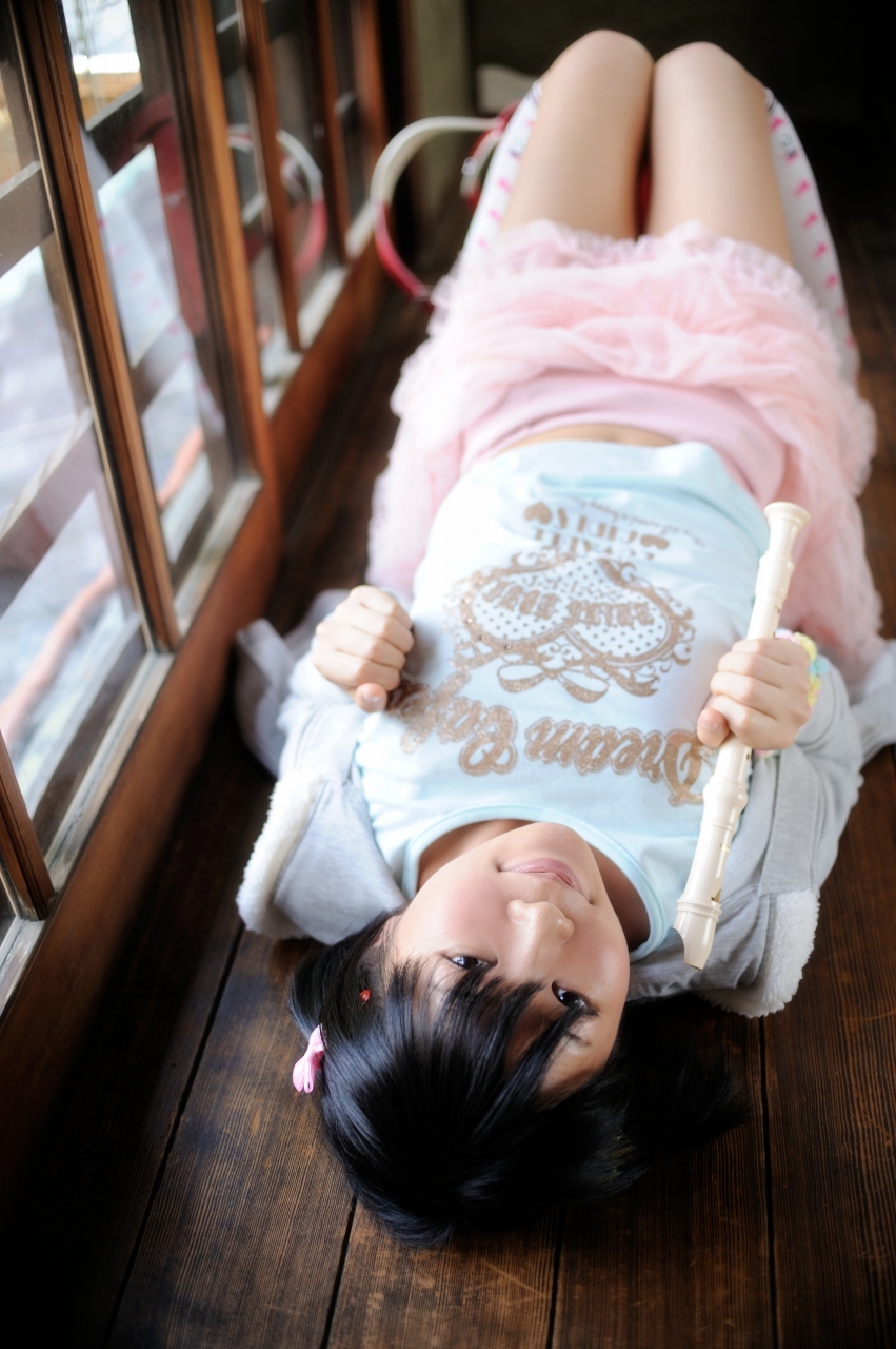 [Cosplay] Hot Flute Student - Pigtails & Perfect Ass